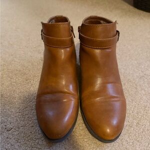 Brown Leather Ankle Boots